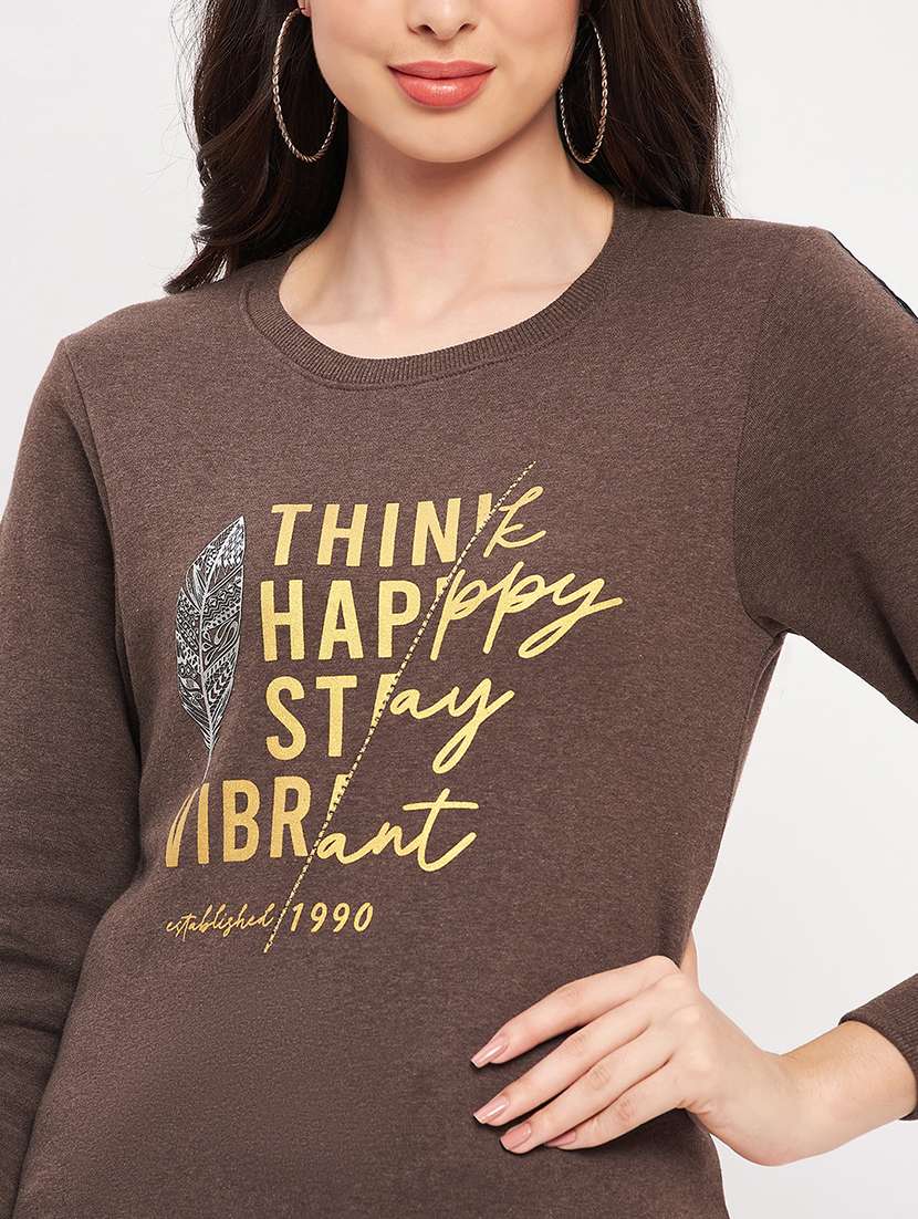 women printed long sleeve sweatshirt - 22264422 -  Standard Image - 3