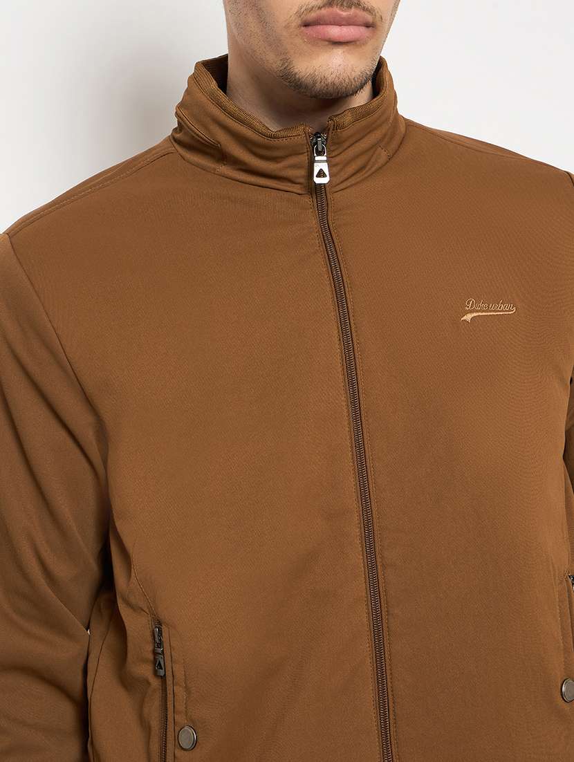 men solid long sleeve bomber jacket - 22264442 -  Standard Image - 3