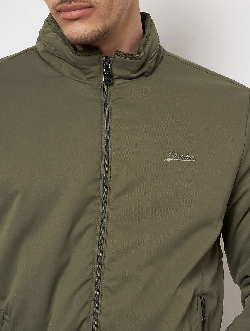 men solid long sleeve puffer jacket - 22264443 -  Standard Image - 3