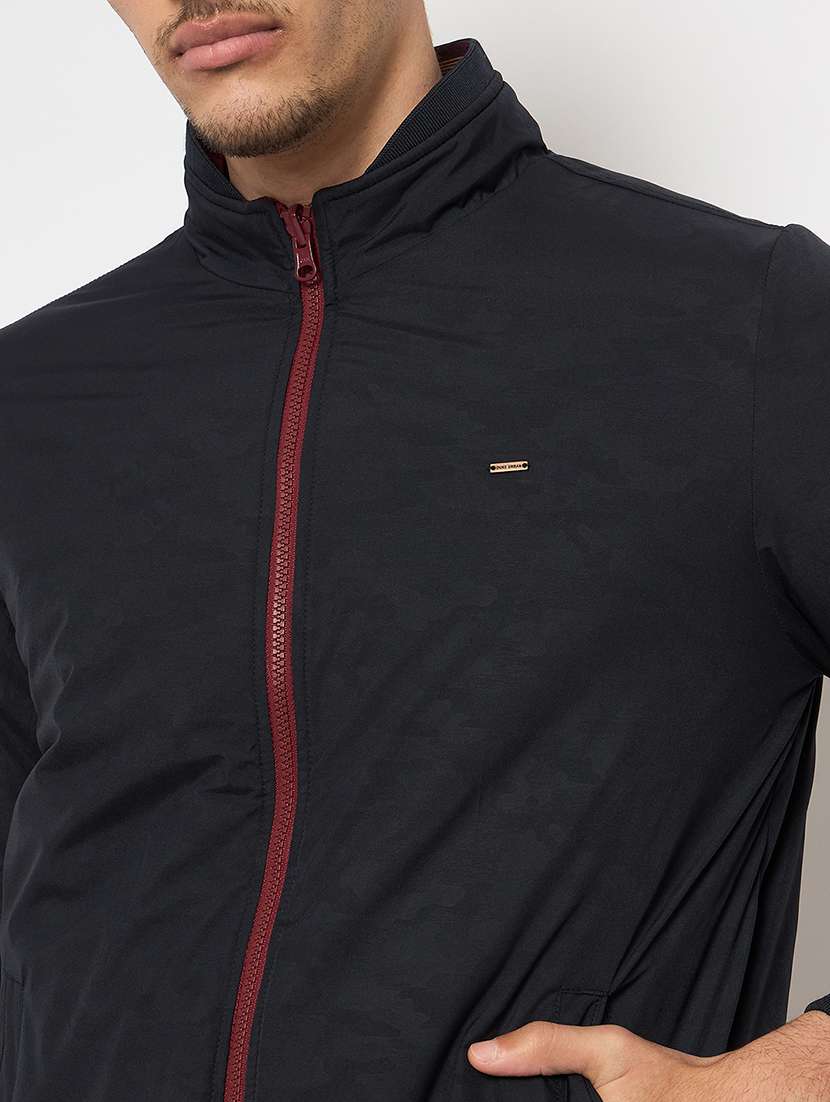 men solid long sleeve reversible puffer jacket - 22264448 -  Standard Image - 3