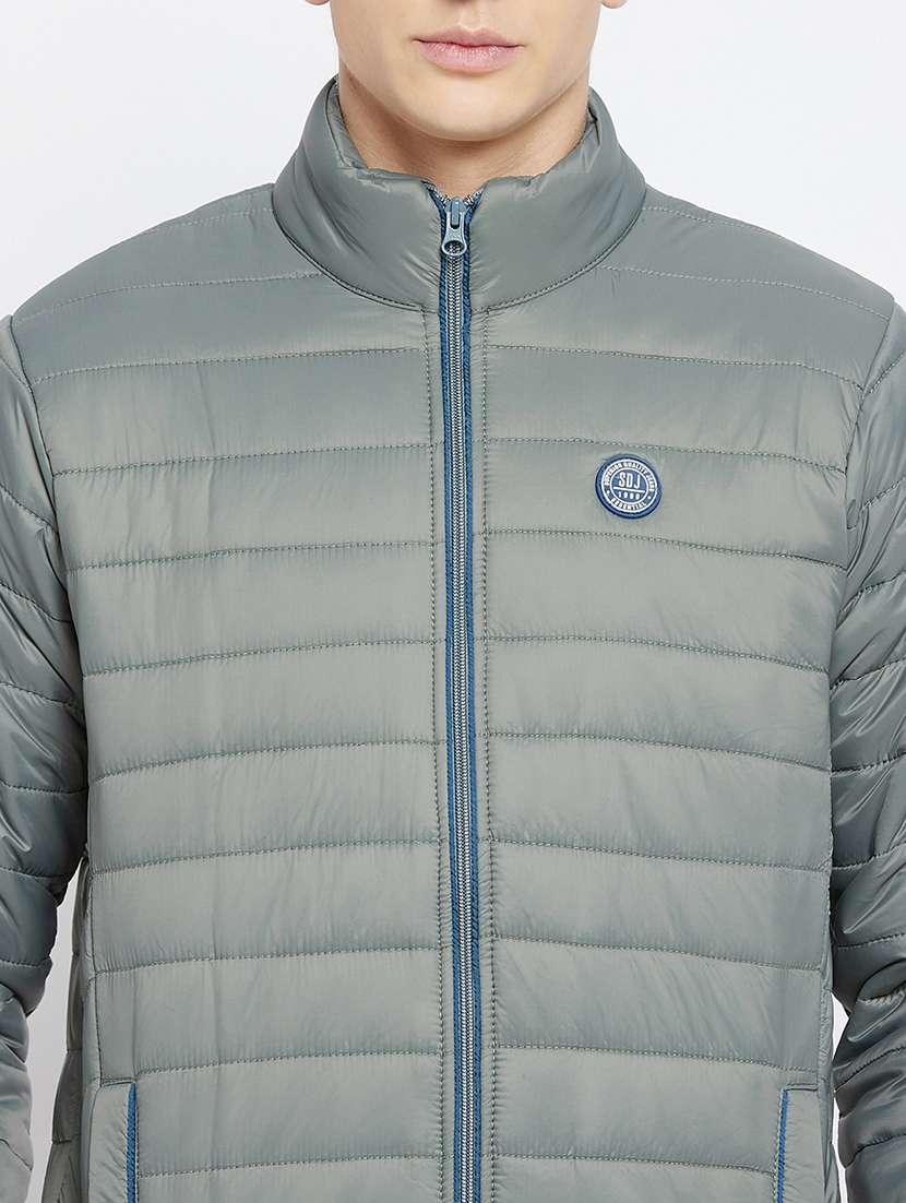 men solid long sleeve puffer jacket - 22264456 -  Standard Image - 3