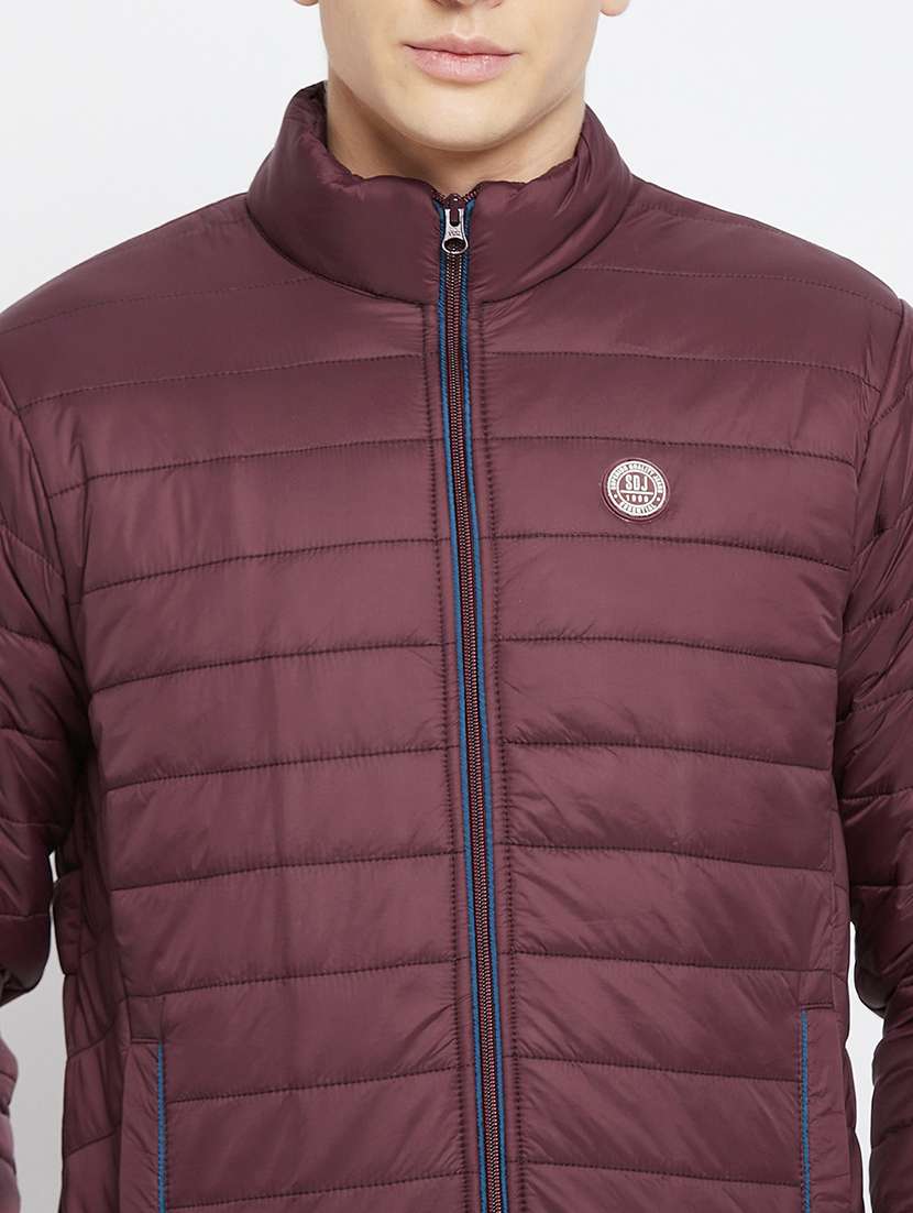 men solid long sleeve puffer jacket - 22264459 -  Standard Image - 3