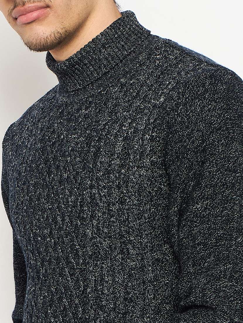 men self designed long sleeve pullover - 22264472 -  Standard Image - 3