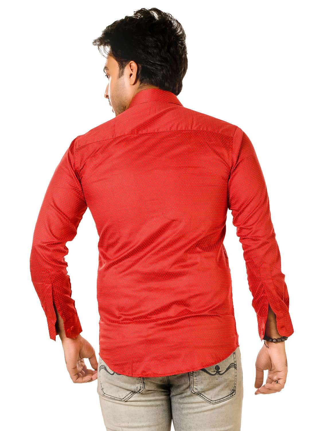 men printed long sleeve regualr fit casual shirt - 22264495 -  Standard Image - 3