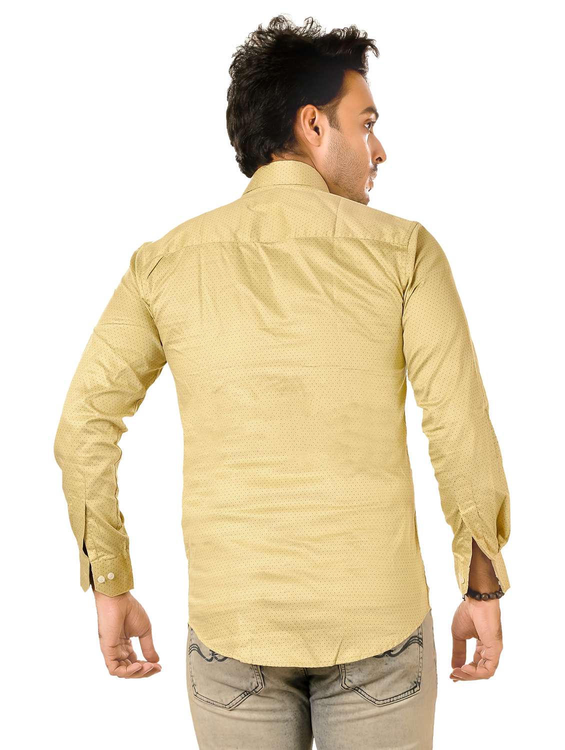 men printed long sleeve regualr fit casual shirt - 22264497 -  Standard Image - 3