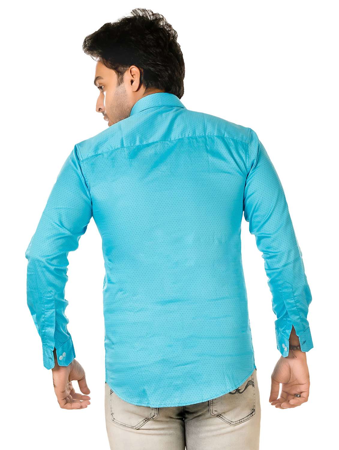 men printed long sleeve regualr fit casual shirt - 22264504 -  Standard Image - 3