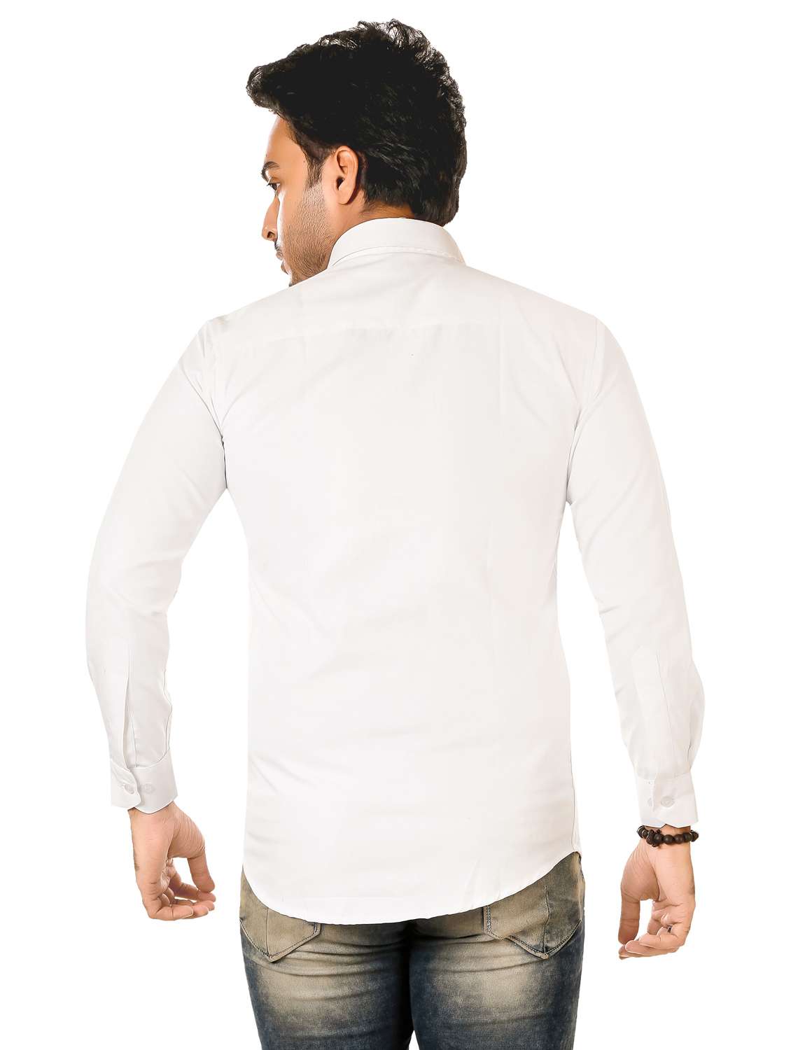 men solid long sleeve regualr fit casual shirt - 22264509 -  Standard Image - 3