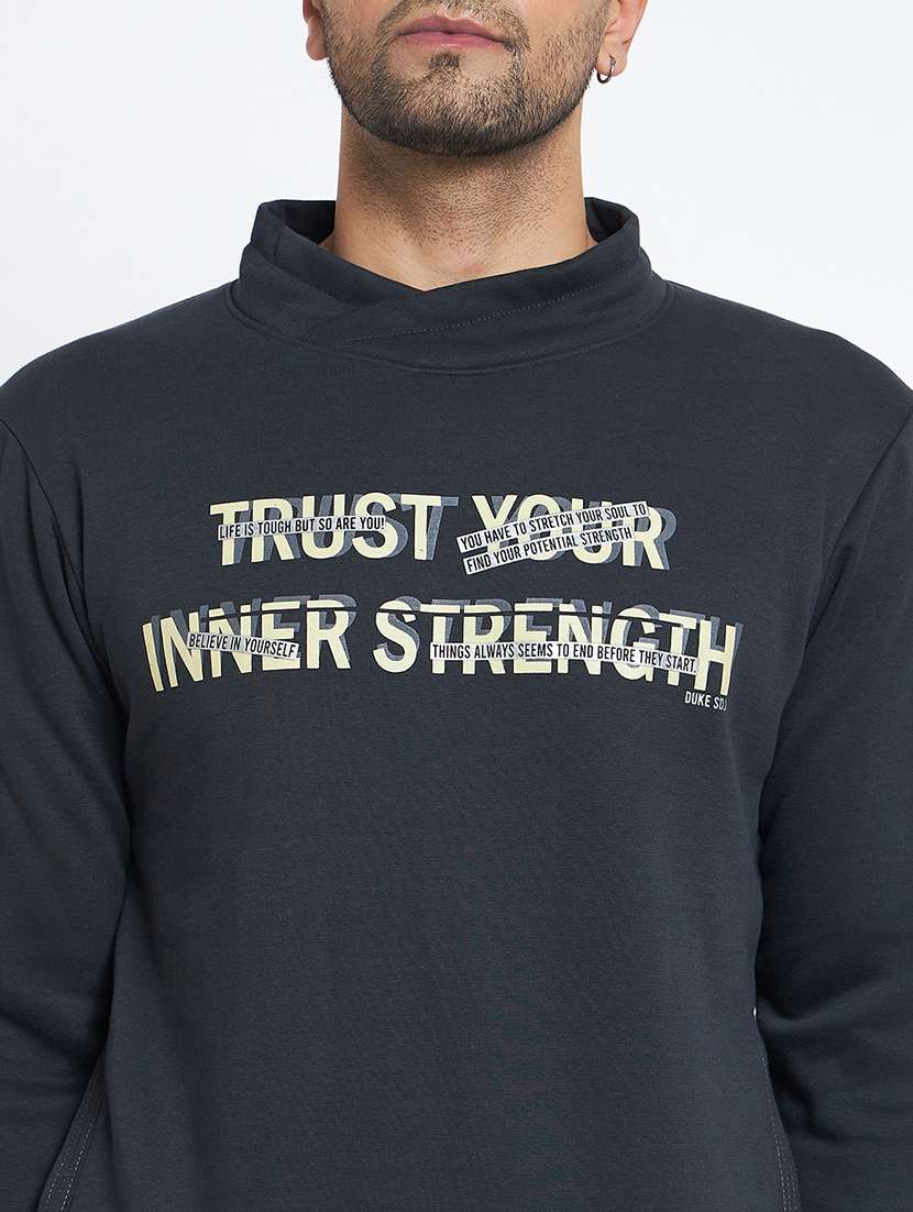 men printed long sleeve sweatshirt - 22264513 -  Standard Image - 3