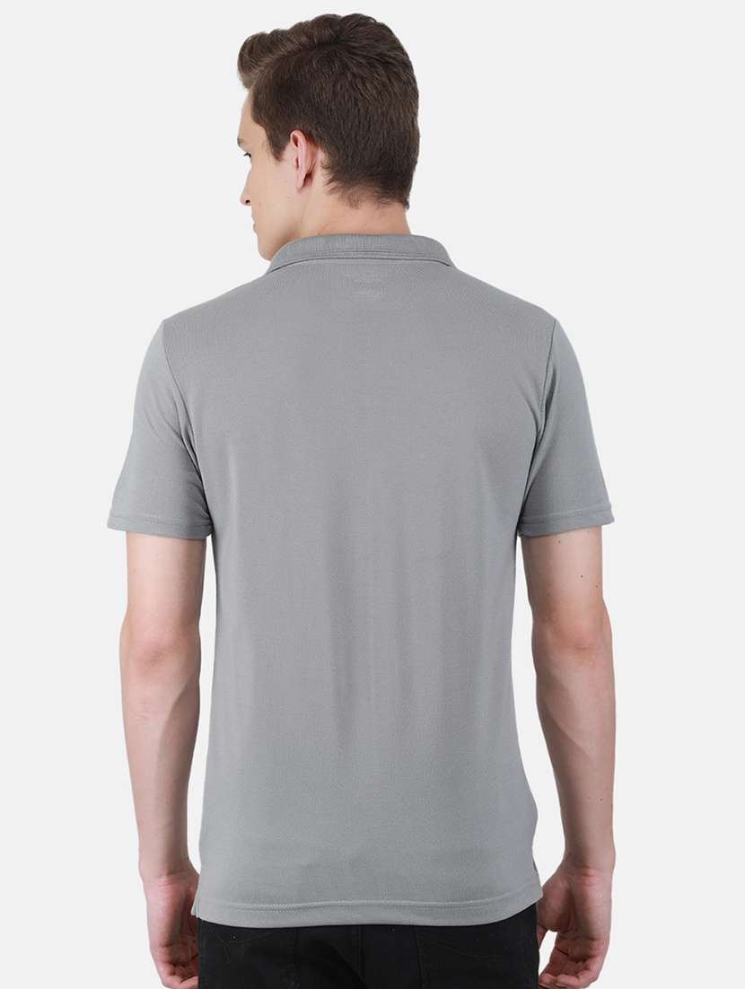 men solid short sleeve regular fit polo t-shirt - 22264571 -  Standard Image - 3