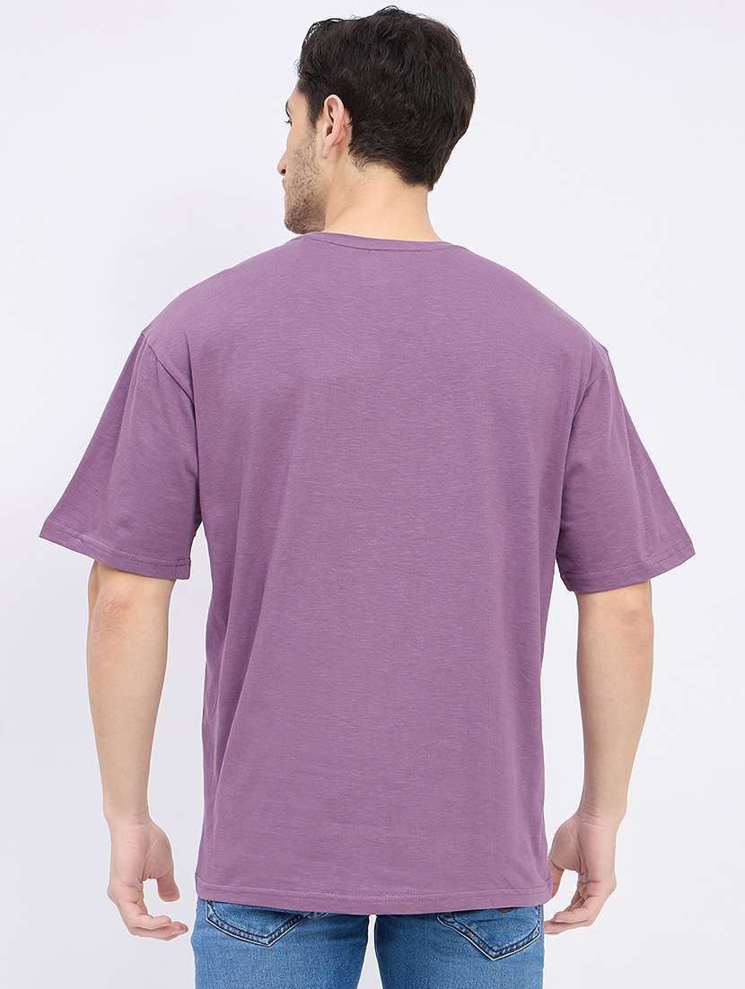 men solid short sleeve loose fit t-shirt - 22264590 -  Standard Image - 3