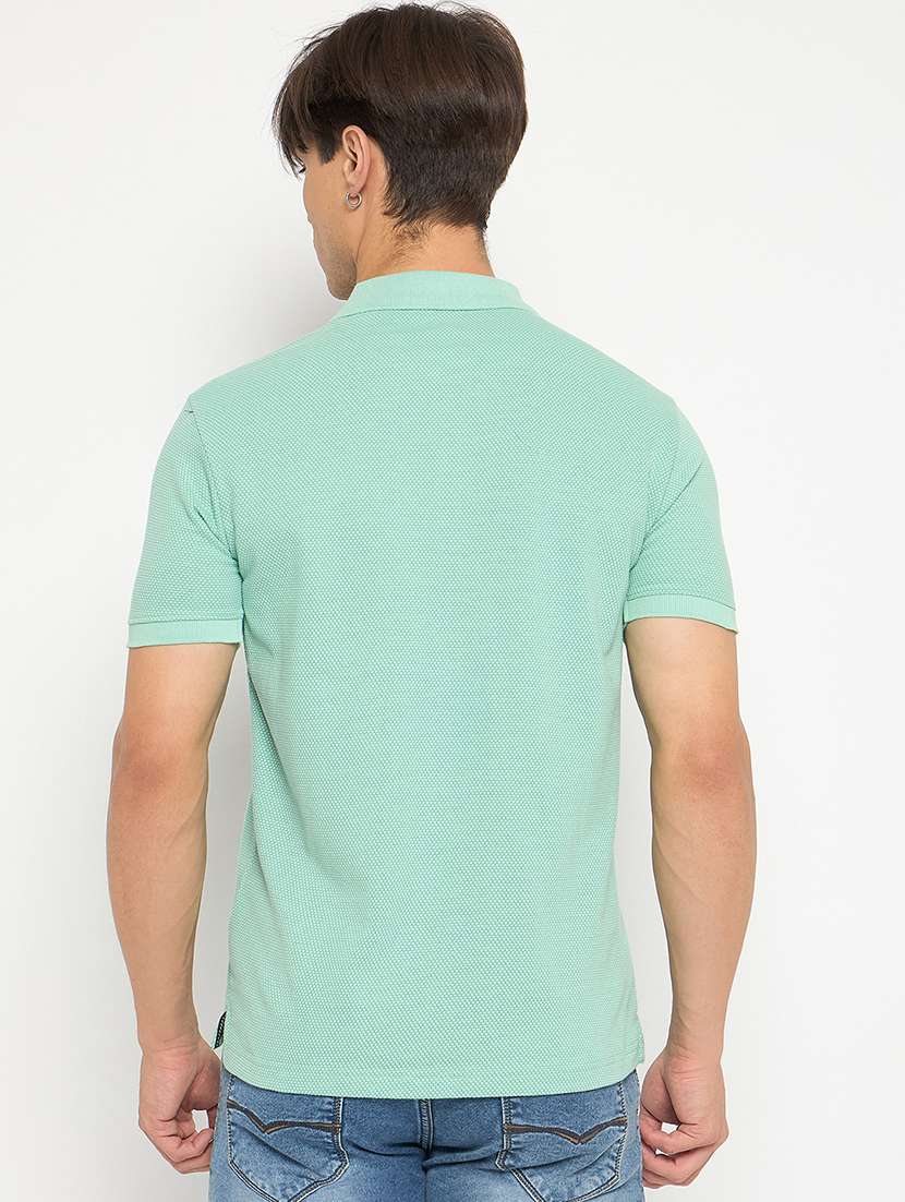 men solid short sleeve regular fit polo t-shirt - 22264635 -  Standard Image - 3