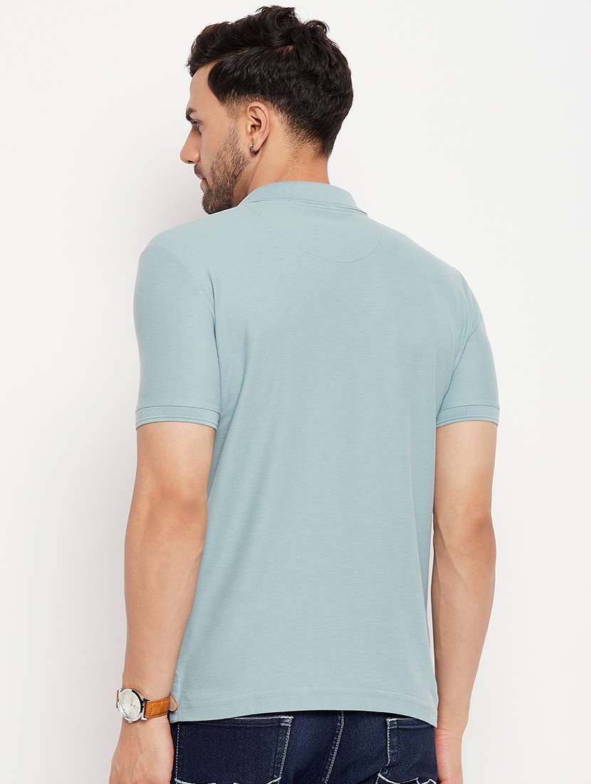 men solid short sleeve regular fit polo t-shirt - 22264648 -  Standard Image - 3