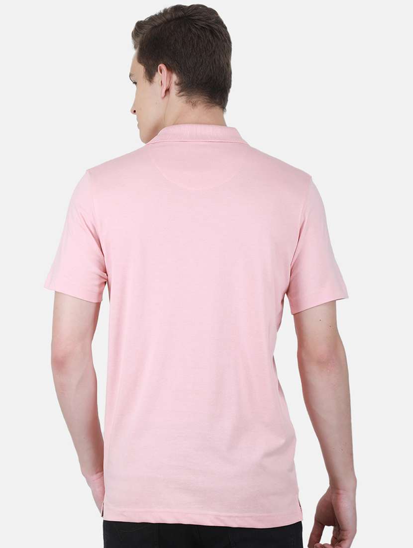 men solid short sleeve regular fit polo t-shirt - 22264649 -  Standard Image - 3