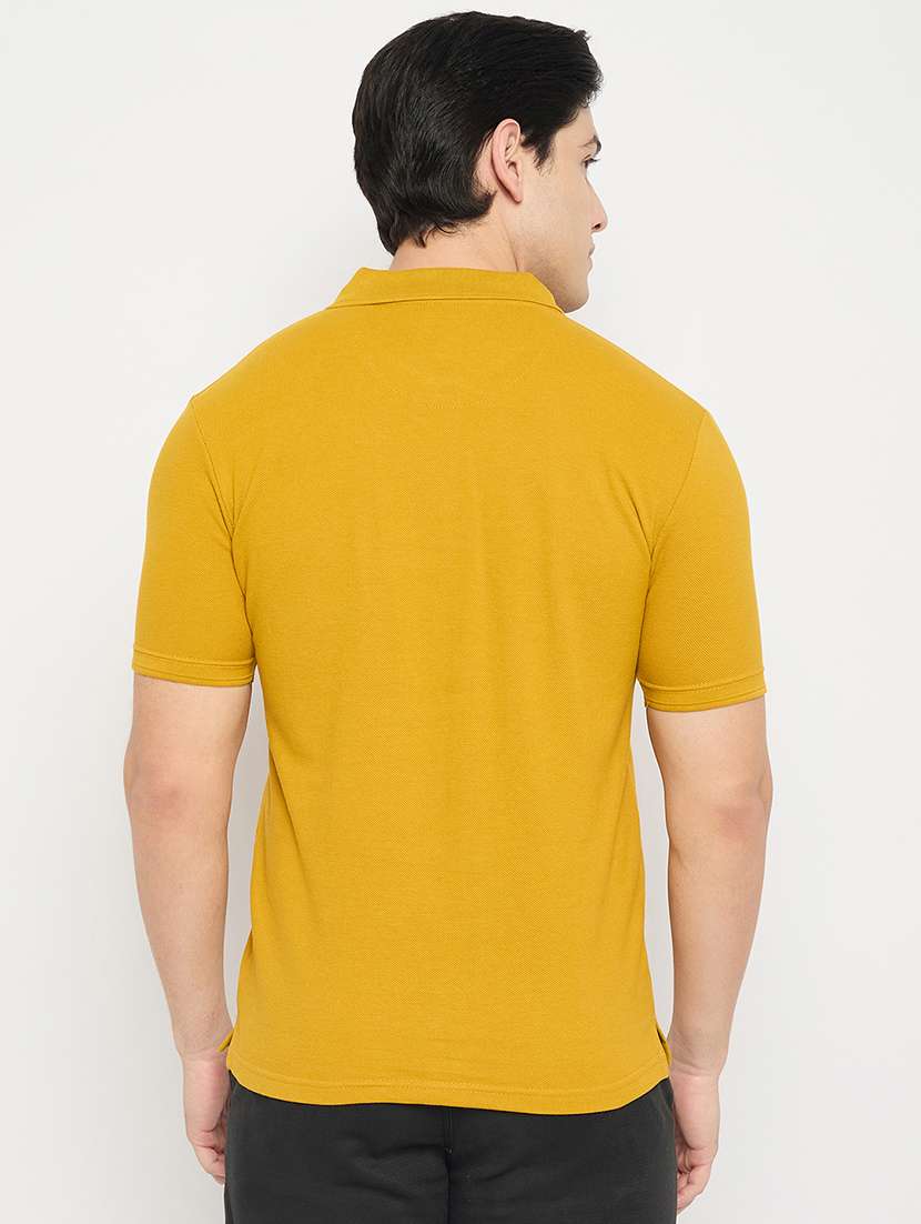 men solid short sleeve regular fit polo t-shirt - 22264650 -  Standard Image - 3