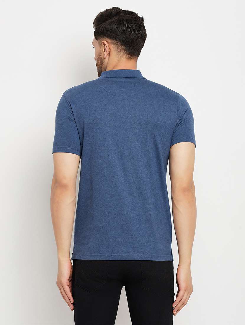 men solid short sleeve slim fit polo t-shirt - 22264662 -  Standard Image - 3