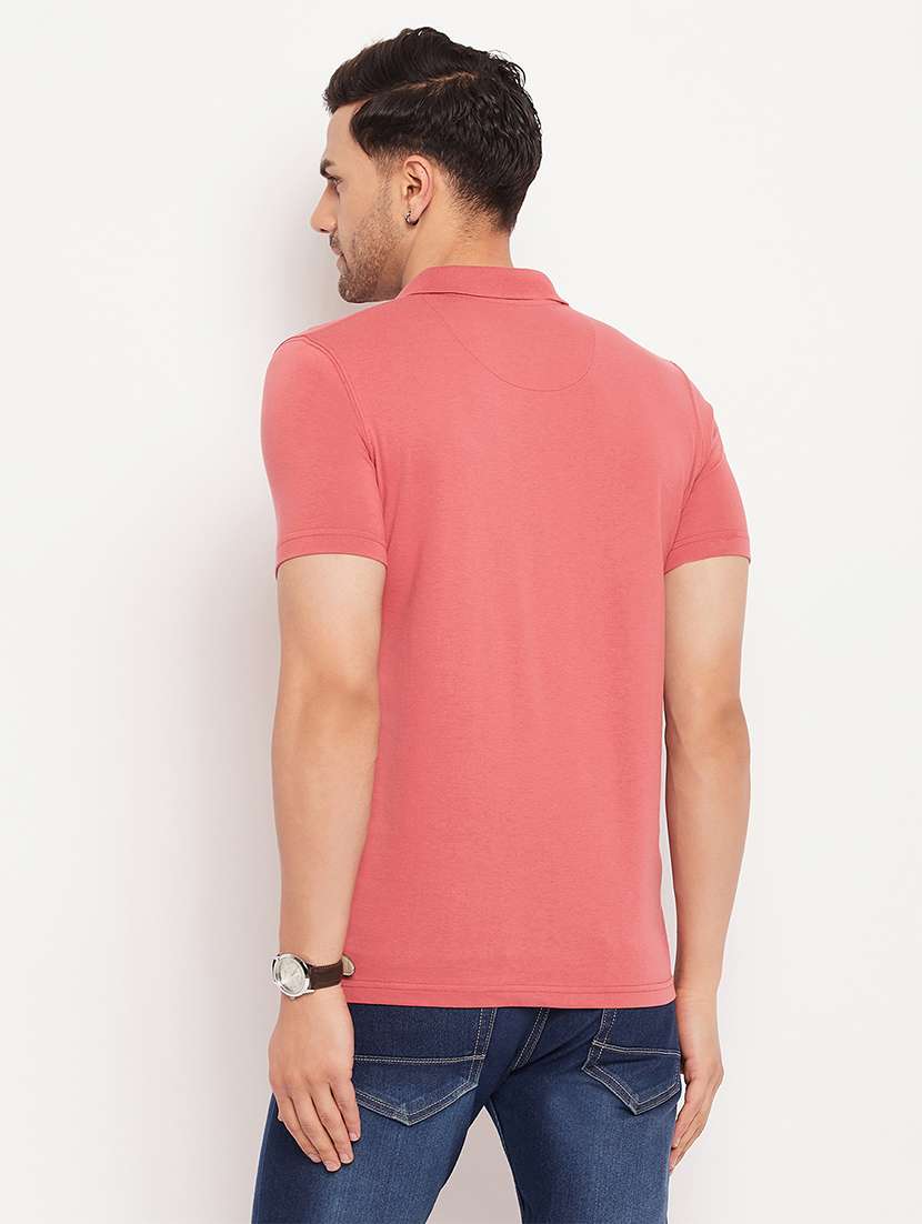 men solid short sleeve slim fit polo t-shirt - 22264665 -  Standard Image - 3