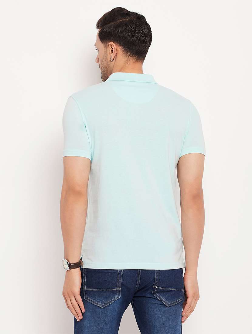 men solid short sleeve slim fit polo t-shirt - 22264669 -  Standard Image - 3