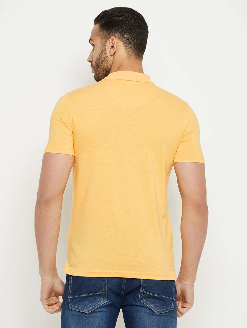 men solid short sleeve slim fit polo t-shirt - 22264672 -  Standard Image - 3