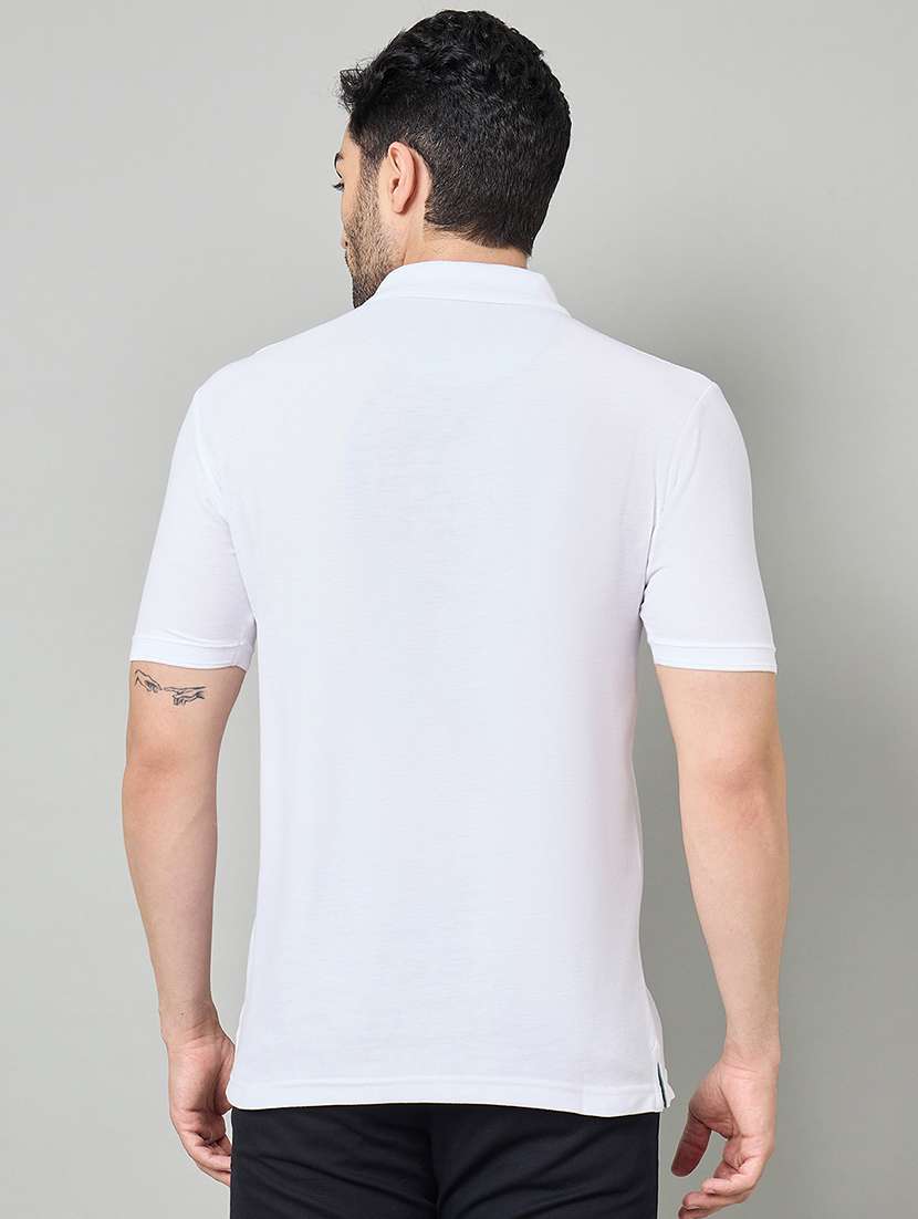 men solid short sleeve polo t-shirt - 22264688 -  Standard Image - 3
