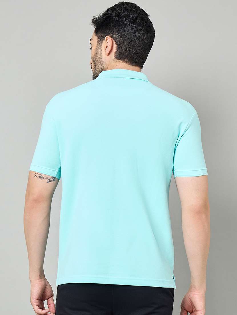 men solid short sleeve polo t-shirt - 22264691 -  Standard Image - 3
