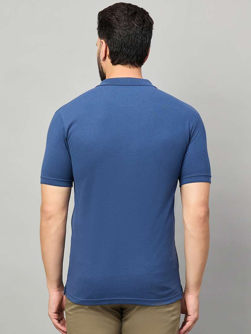 men solid short sleeve polo t-shirt - 22264692 -  Standard Image - 3