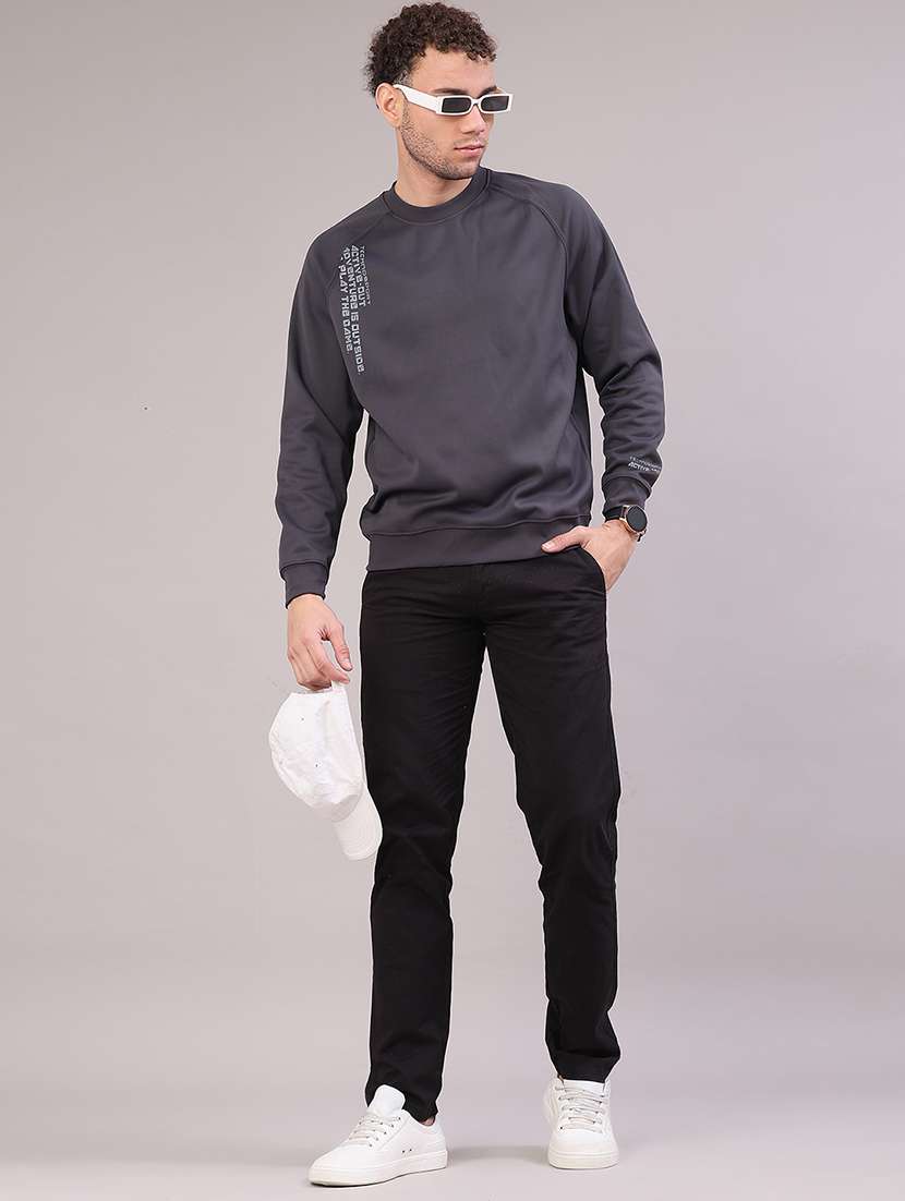 men printed long sleeve sweatshirt - 22264701 -  Standard Image - 5