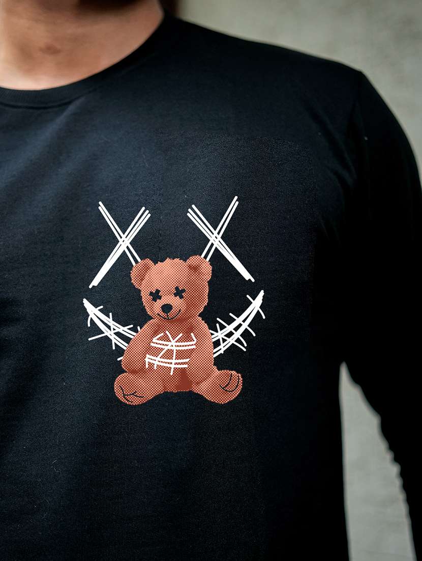 men printed long sleeve regular fit sweatshirt - 22264731 -  Standard Image - 5