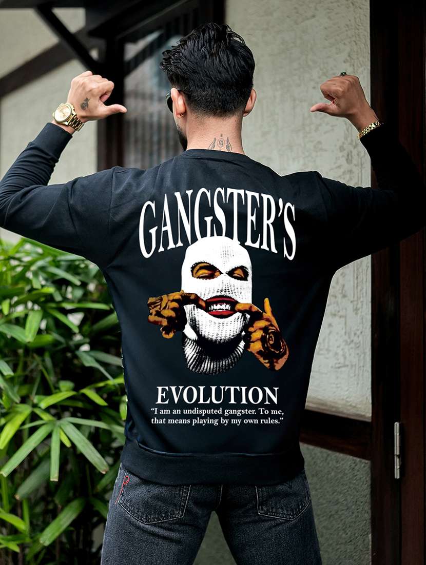 men printed long sleeve regular fit sweatshirt - 22264749 -  Standard Image - 3