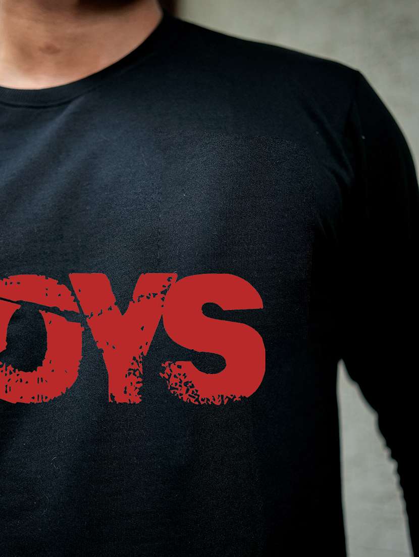 men typographic long sleeve regular fit sweatshirt - 22264751 -  Standard Image - 5