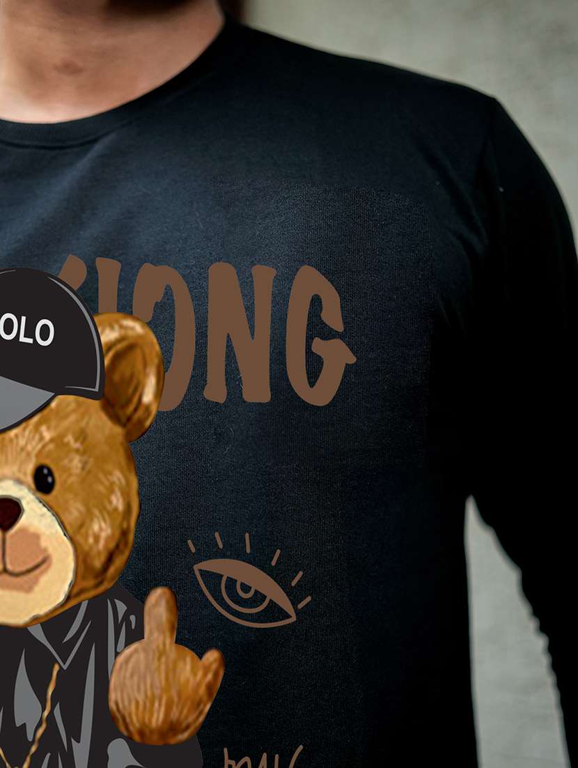 men printed long sleeve regular fit sweatshirt - 22264754 -  Standard Image - 5