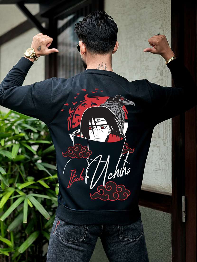 men printed long sleeve regular fit sweatshirt - 22264764 -  Standard Image - 3