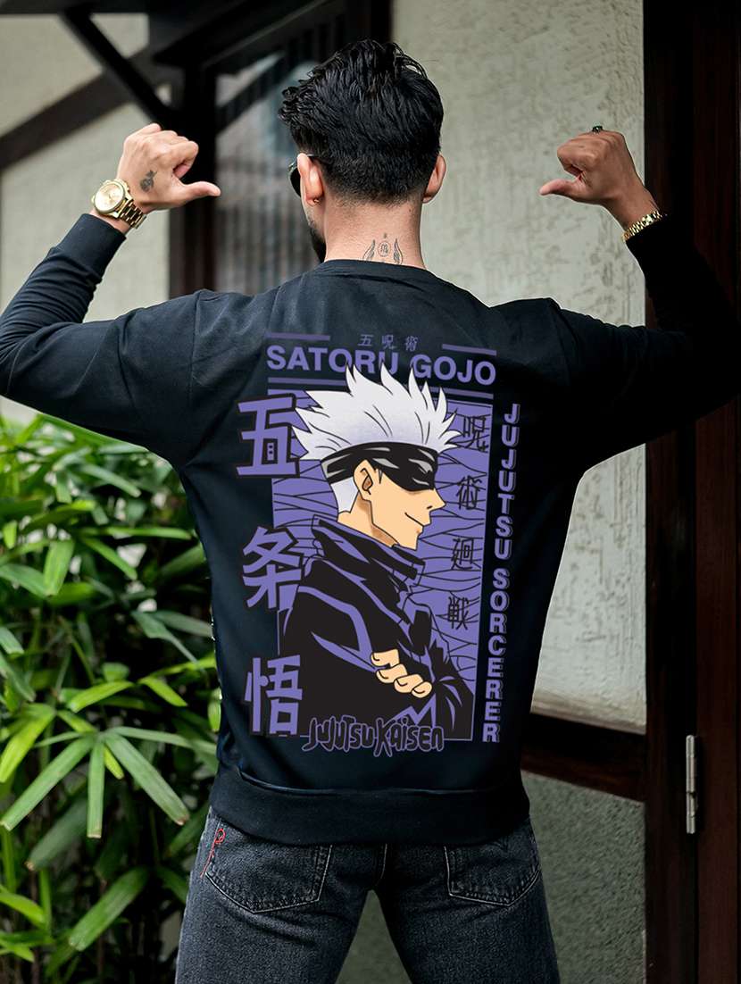 men printed long sleeve regular fit sweatshirt - 22264766 -  Standard Image - 3