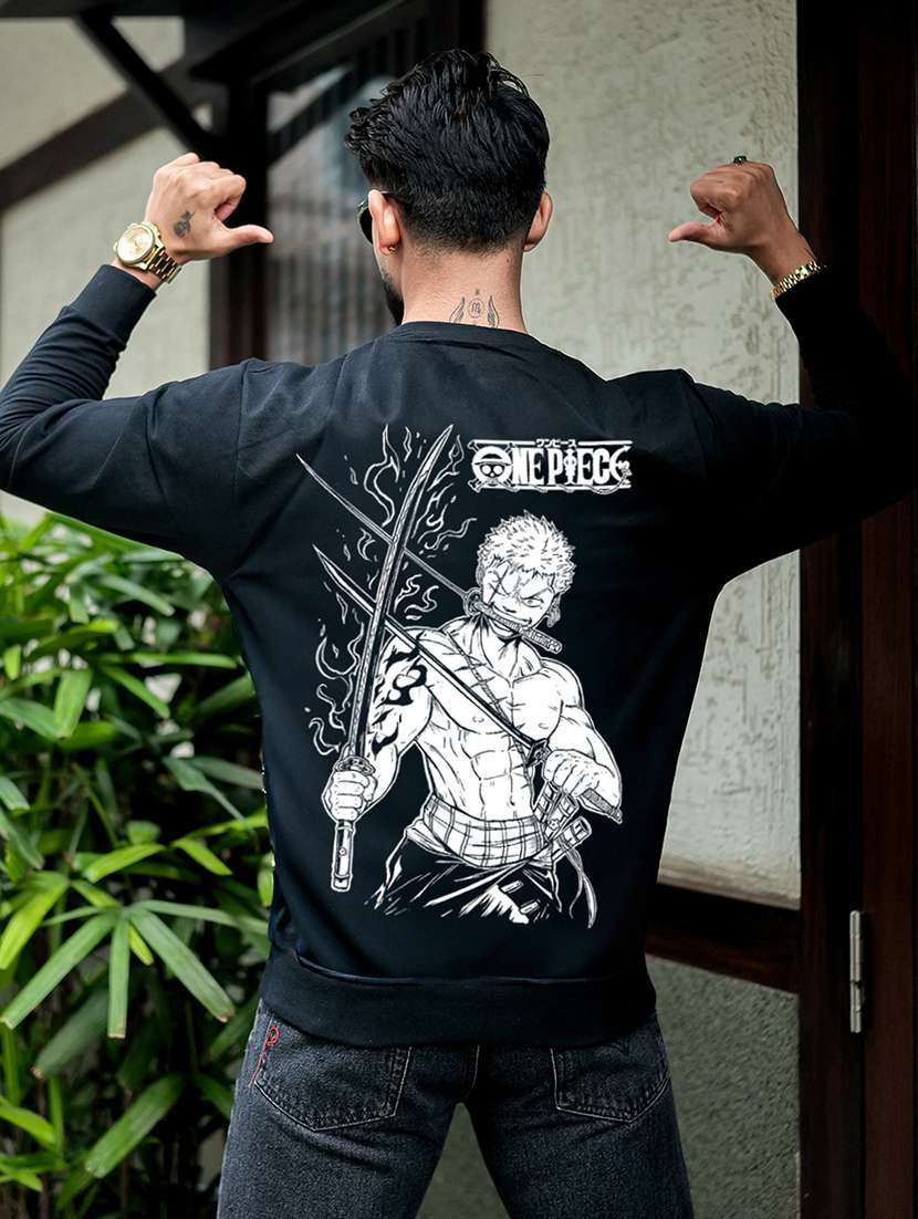 men printed long sleeve regular fit sweatshirt - 22264772 -  Standard Image - 3