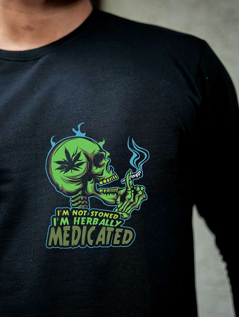 men printed long sleeve regular fit sweatshirt - 22264775 -  Standard Image - 5