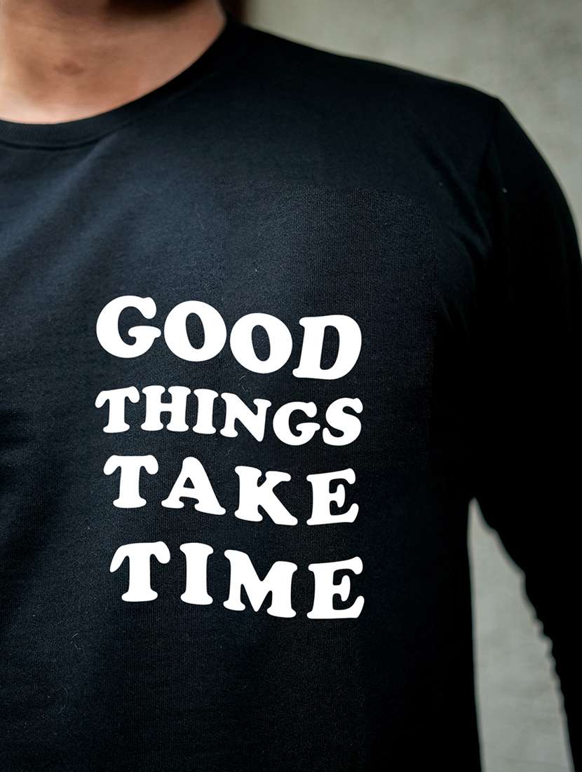 men printed long sleeve regular fit sweatshirt - 22264787 -  Standard Image - 5