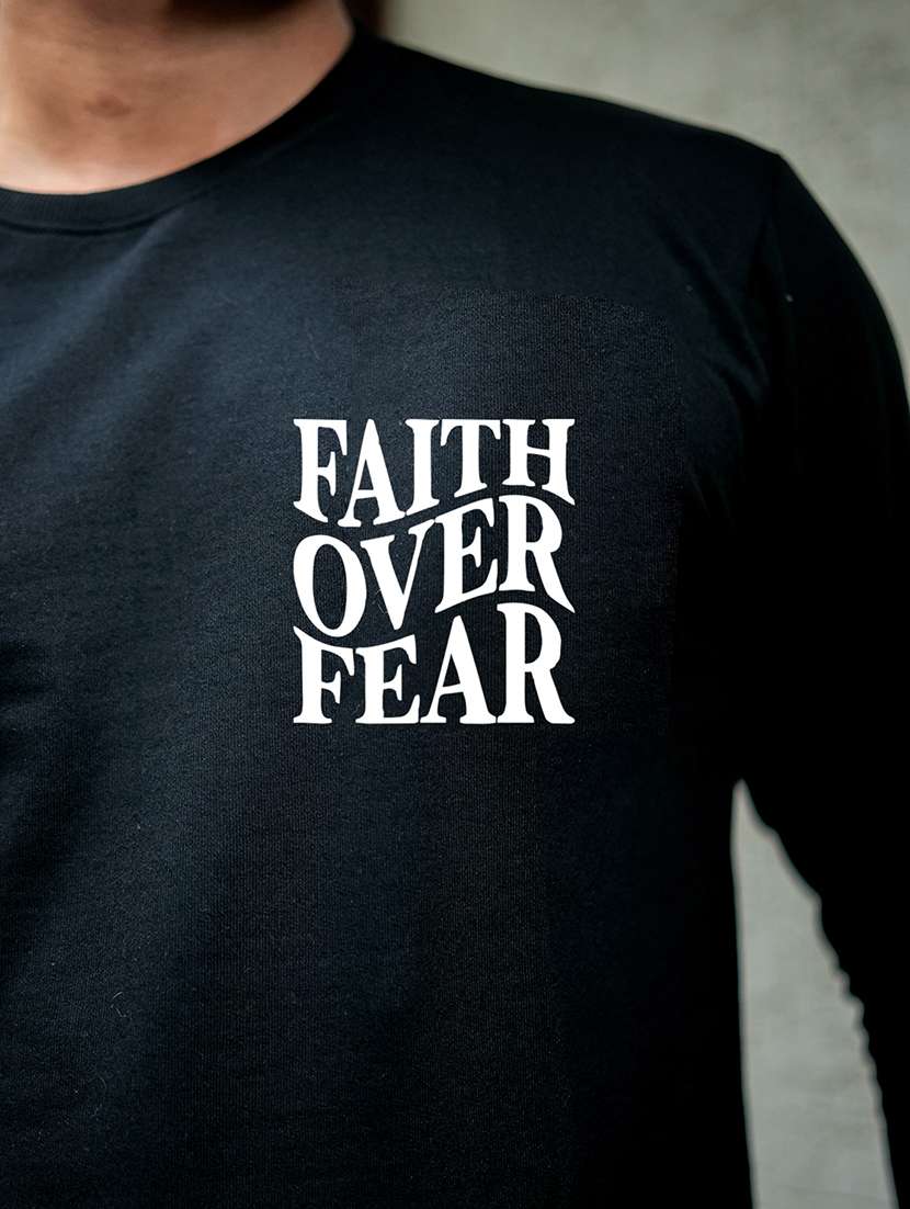 men typographic long sleeve regular fit sweatshirt - 22264794 -  Standard Image - 5