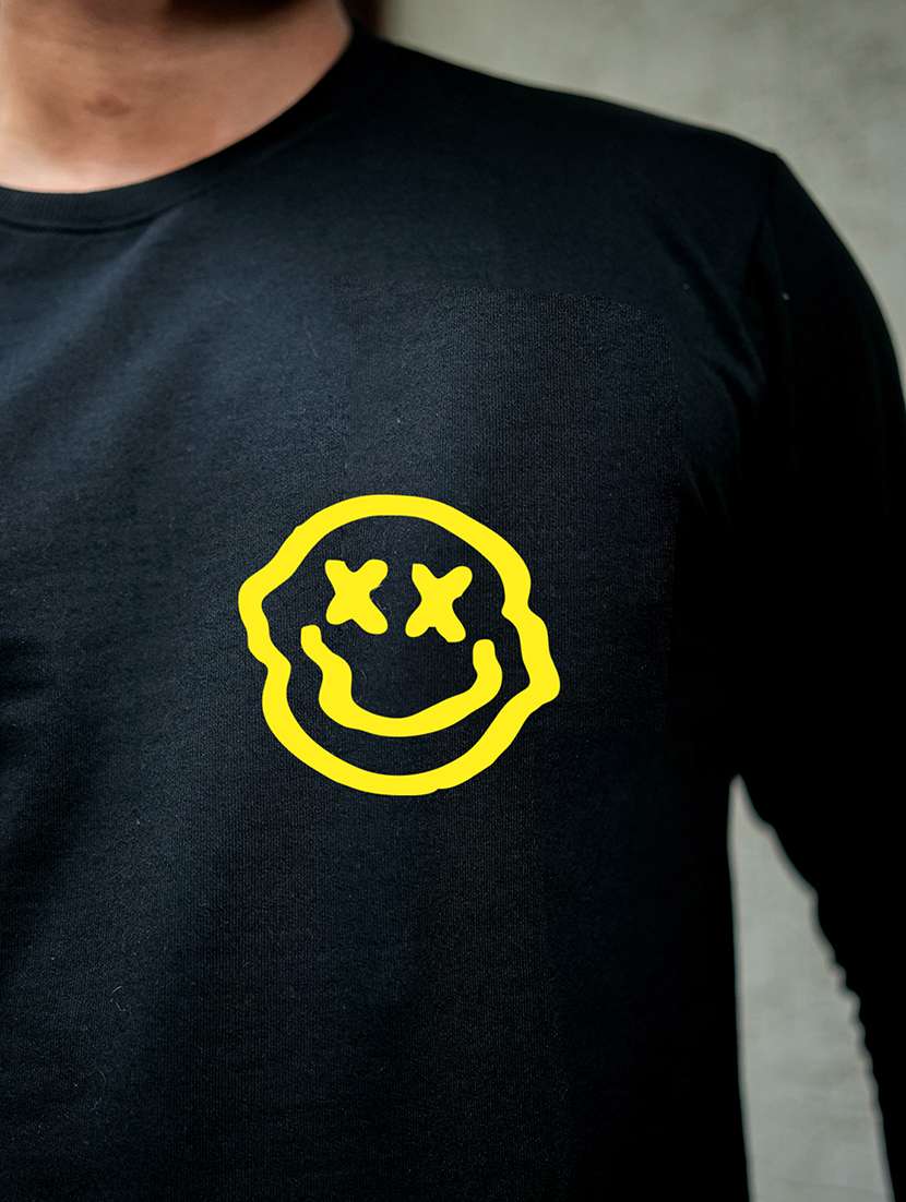 men typographic long sleeve regular fit sweatshirt - 22264795 -  Standard Image - 5