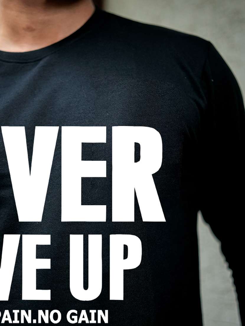 men typographic long sleeve regular fit sweatshirt - 22264802 -  Standard Image - 5