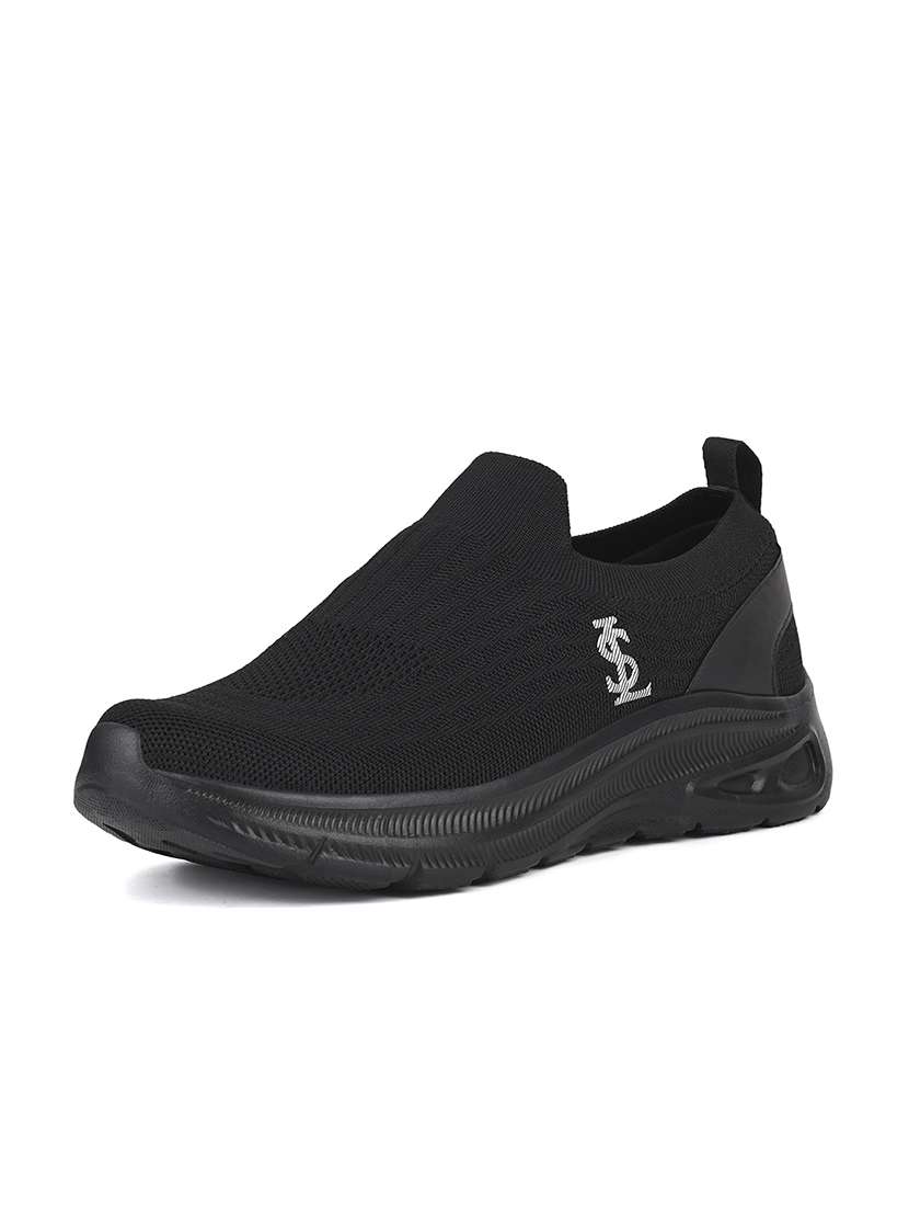 men black slip on casual shoe