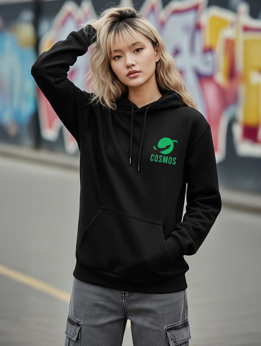 women printed long sleeve hooded sweatshirt - 22264985 -  Standard Image - 3