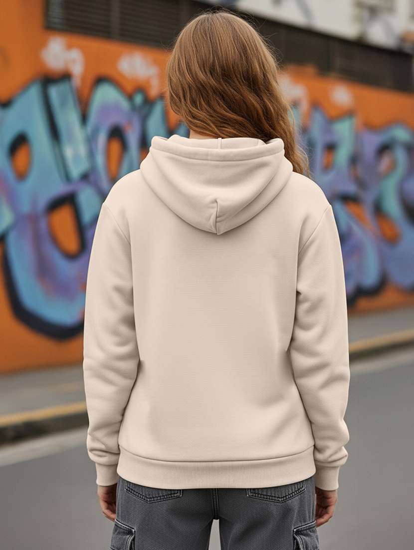 women printed long sleeve hooded sweatshirt - 22264994 -  Standard Image - 3