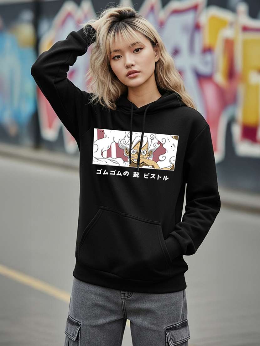 women printed long sleeve hooded sweatshirt - 22265004 -  Standard Image - 3