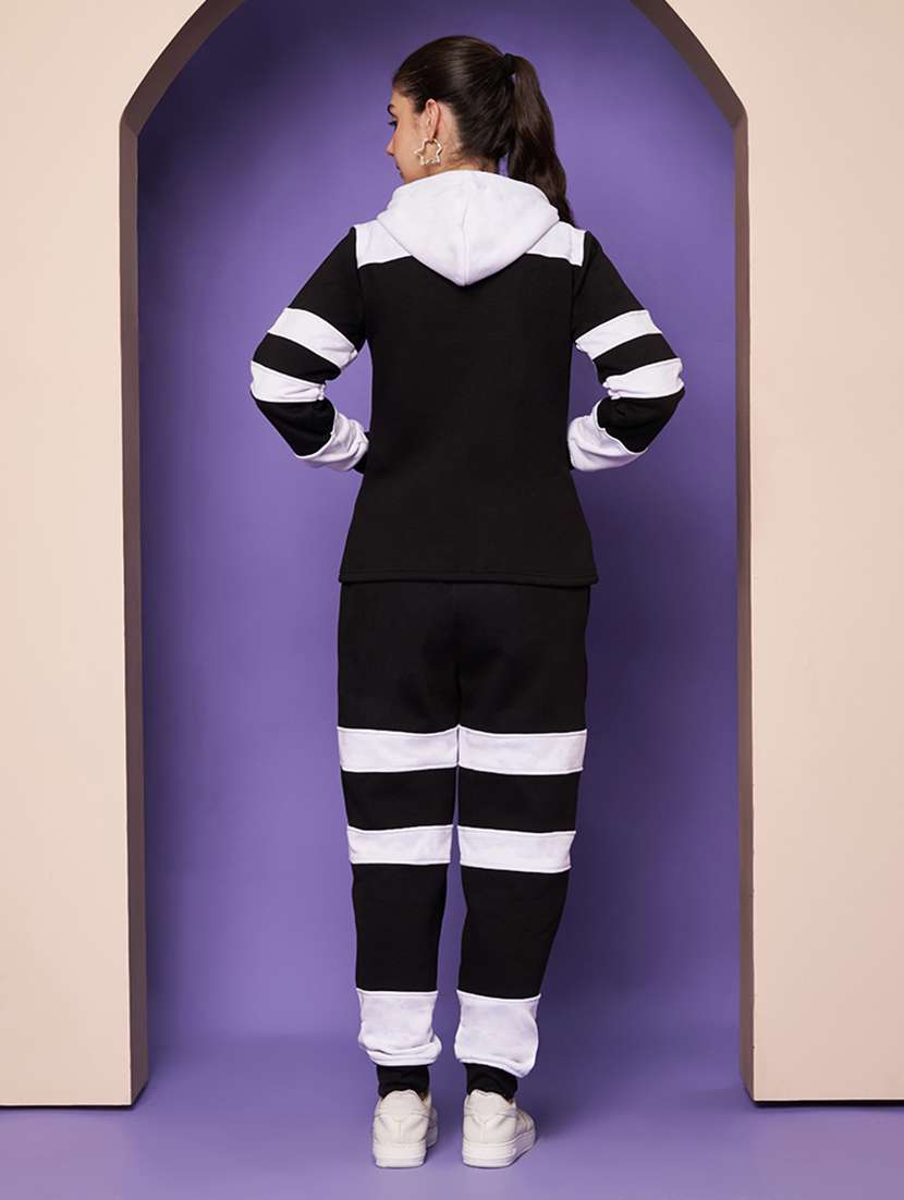 women color blocked hooded co-ord set - 22265114 -  Standard Image - 5