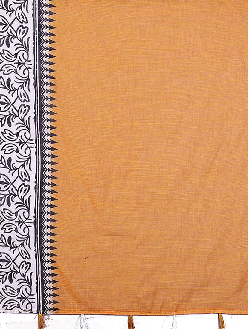 women printed casual wear saree with blouse - 22265380 -  Standard Image - 5