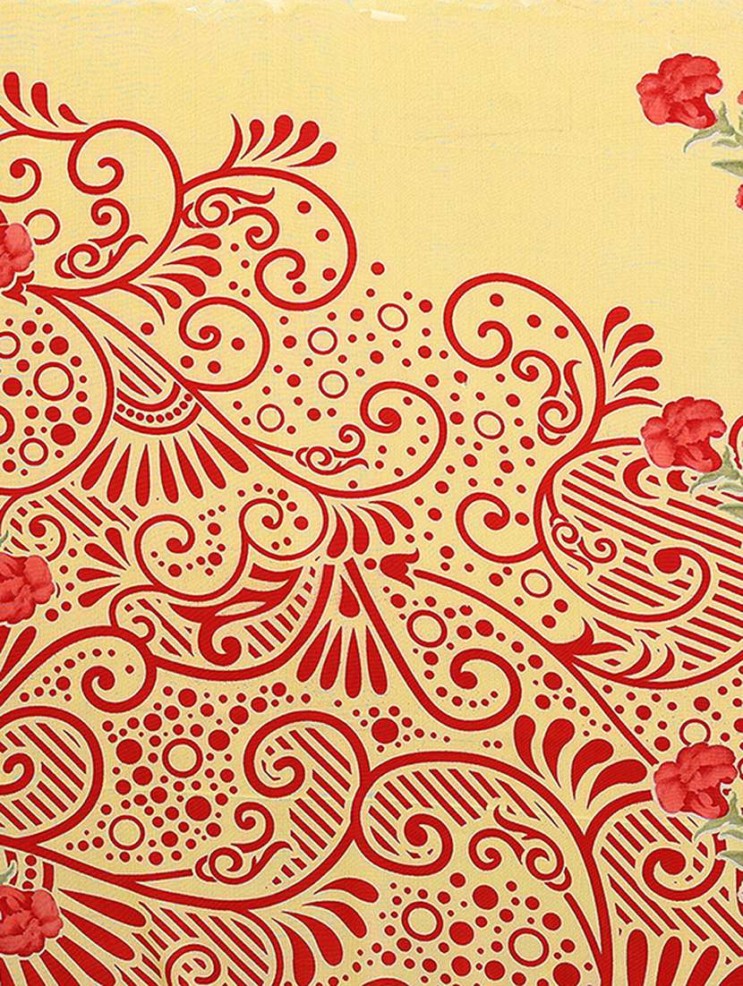 women printed casual wear saree with blouse - 22265412 -  Standard Image - 3