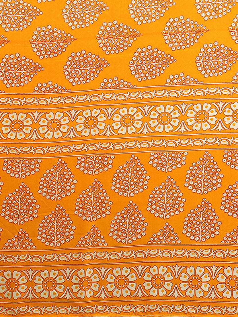 women printed casual wear saree with blouse - 22265422 -  Standard Image - 5