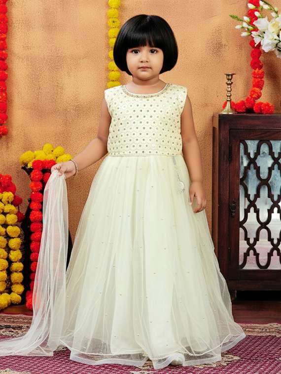 girls embroidered lehenga choli with dupatta set