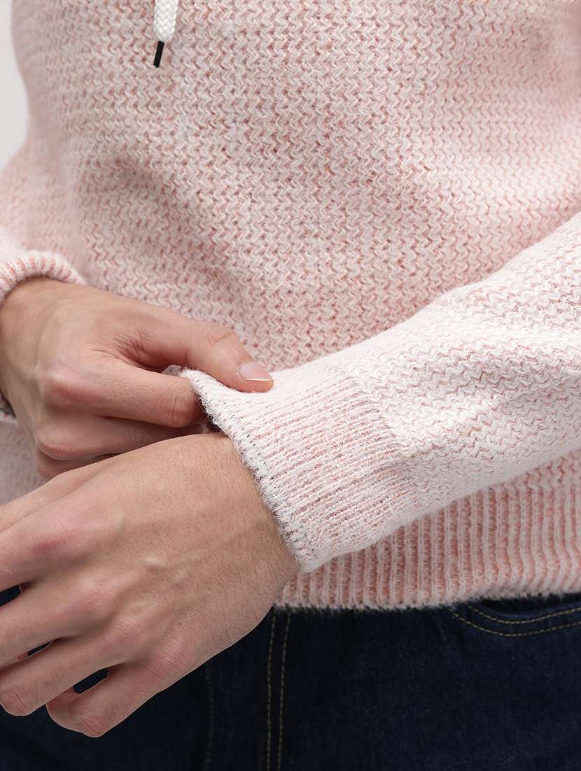 men color block long sleeve regular fit pullover - 22265791 -  Standard Image - 5