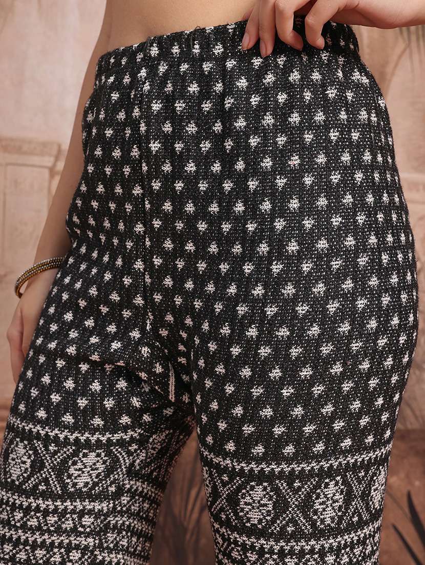 women self design long sleeve kurta pant set - 22265802 -  Standard Image - 5