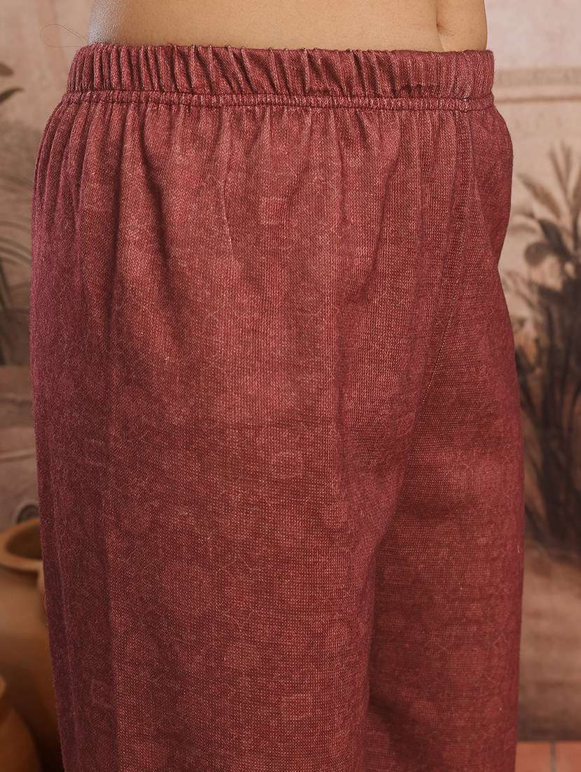 women printed long sleeve kurta pant with dupatta set - 22265807 -  Standard Image - 5